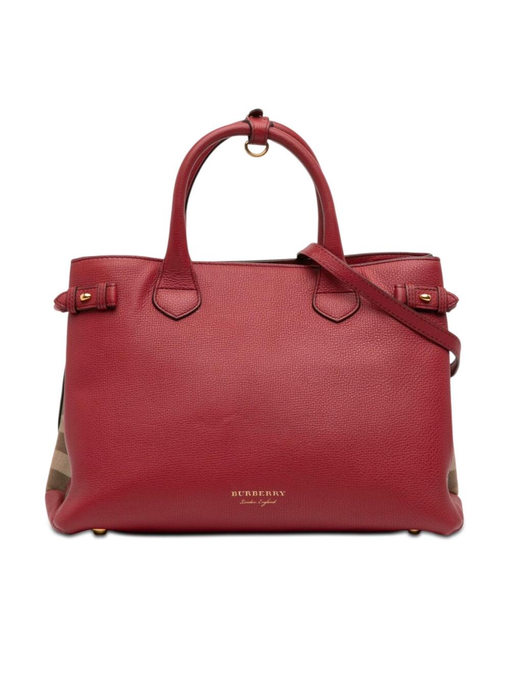 Burberry Medium Leather And House Check #325452B60B